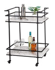 2 - Tier Rolling Bar & Serving Cart - From Where -