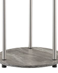2 - Tier Round End Table - From Where Finds -