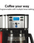 2 - Way 12 Cup Programmable Drip Coffee Maker & Single Serve Machine - From Where -
