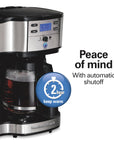 2 - Way 12 Cup Programmable Drip Coffee Maker & Single Serve Machine - From Where -
