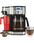 2 - Way 12 Cup Programmable Drip Coffee Maker & Single Serve Machine - From Where -