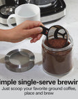 2 - Way 12 Cup Programmable Drip Coffee Maker & Single Serve Machine - From Where -