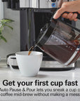 2 - Way 12 Cup Programmable Drip Coffee Maker & Single Serve Machine - From Where -