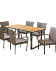 7-Piece Wicker Dining Set