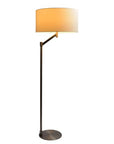 Serene Brushed Nickel Floor Lamp