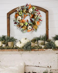 22" Farmhouse Autumn Wreath - From Where -