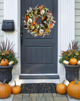 22" Farmhouse Autumn Wreath - From Where -