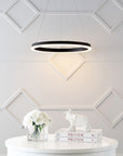 23.5" LED Metal Hoop Pendant - From Where -