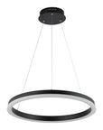 23.5" LED Metal Hoop Pendant - From Where -