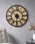 23.6" Mason Wood Wall Clock - From Where -