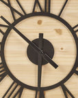23.6" Mason Wood Wall Clock - From Where -