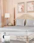 23mm 6A+ 100% Mulberry Silk Fitted Sheets (Set of 3) - From Where Finds -