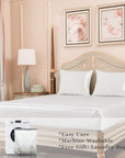 23mm 6A+ 100% Mulberry Silk Fitted Sheets (Set of 3) - From Where Finds -