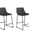 24" Counter Height Modern Bucket Barstool - From Where -
