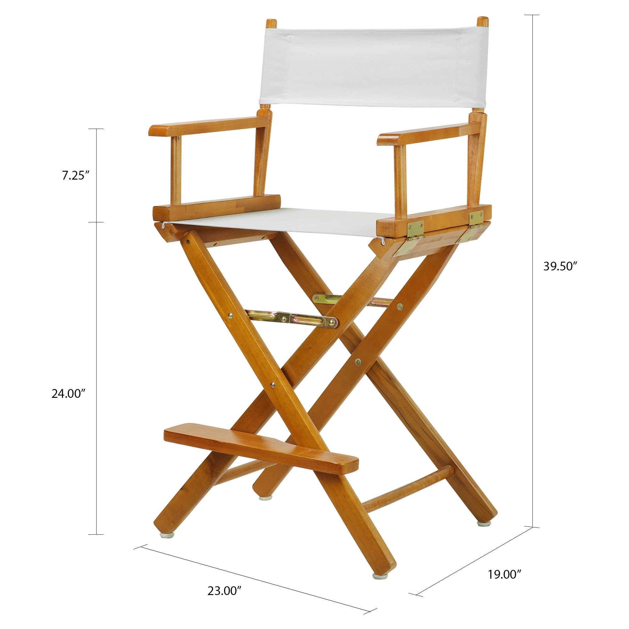 24" Director's Chair Honey Oak Frame - From Where -
