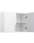 24" H Wall Cabinet with Panel Doors - From Where -