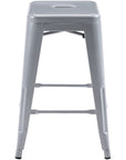 24" High Backless Metal Barstools - From Where -