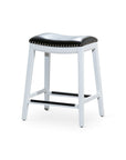 24" Modern Counter Stool White - From Where -