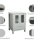 24'' Single Bathroom Vanity Set - From Where -