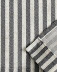 24" Striped Linen Kitchen Curtains - From Where -