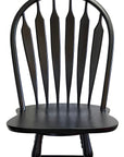 24" Swivel Barstool Antique Black - From Where -