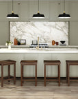 24" Wooden Backless Counter Stool (Set of 4) - From Where -