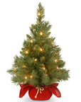 24in Pre - Lit Majestic Fir Mini Christmas Tree - From Where Finds -