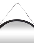 24x35" Black Metal Wall Mirror - From Where -