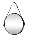 24x35" Black Metal Wall Mirror - From Where -