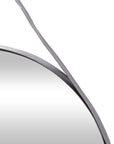 24x35" Black Metal Wall Mirror - From Where -