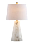 25.5" Alabaster LED Table Lamp - From Where -