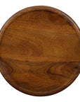 Jofran Decker Small Distressed Hardwood Global Drum End Table