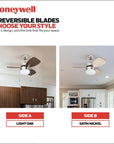3 Blades LED Ceiling Fan with Light Kit - From Where -