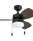 3 Blades LED Ceiling Fan with Light Kit - From Where -