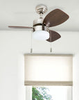 3 Blades LED Ceiling Fan with Light Kit - From Where -