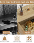 3 - Drawer Boho Rattan Dresser - From Where -