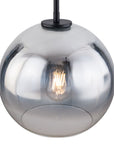 3 - Light Pendant Light with Glass Lampshade - From Where -