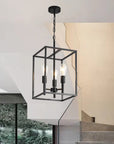 3 Light Pendant Light with Square Cage - From Where -