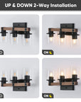 3 - Light Wood Vanity Light Fixture - From Where -