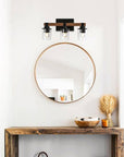 3 - Light Wood Vanity Light Fixture - From Where -