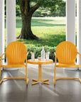 3 Piece Metal Outdoor Seating Set - From Where -