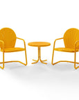 3 Piece Metal Outdoor Seating Set - From Where -