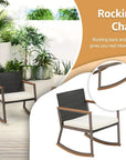 3 Piece Outdoor Furniture Wicker Bistro Set - From Where -