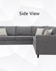 3 - Piece Upholstered Sectional - From Where -