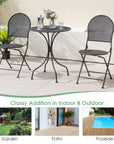 3 Pieces Patio Bistro Set - From Where -