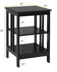 3 - Tier Side Table Nightstand - From Where -