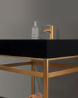 30" Brushed Gold Bathroom Vanity Set - From Where -