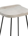 30 - Inch Handcrafted Backless Barstool - From Where -
