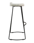 30 - Inch Handcrafted Backless Barstool - From Where -