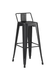 30" Metal Bar Stools with Backs - From Where -